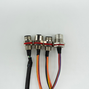 IP67 IP68 M12 Circular Connector 8 Pin Waterproof Cable