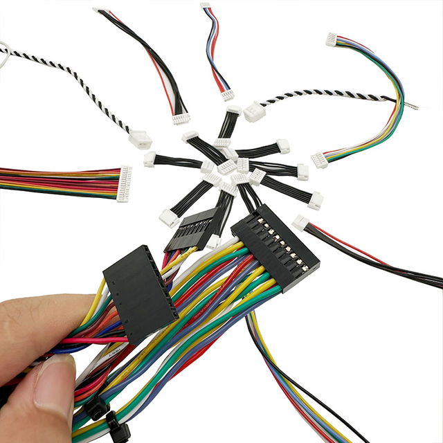 Source Factory Custom Wiring Harness JST XH ZH PH 2-12 Pin Connector Assembly Wiring Harness Suitable for Various Electrical Equipment