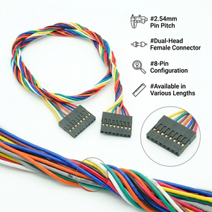 Custom DuPont 2.54mm Gaming Console Wiring Harness for Popular Street Gaming Consoles in North America