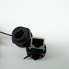 IP67 Waterproof RJ45 Connector Cat5e Push Lock Panel Mount Male/Female Nylon Housing for Power Applications