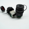 IP67 Waterproof RJ45 Connector Cat5e Push Lock Panel Mount Male/Female Nylon Housing for Power Applications