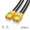 XT90-S Anti-Spark Wire Harness Assembly Male Female Plug 10AWG Silicone Cable for Drone Battery Solar Energy Storage RC Hobby