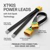 XT90-S Anti-Spark Wire Harness Assembly Male Female Plug 10AWG Silicone Cable for Drone Battery Solar Energy Storage RC Hobby